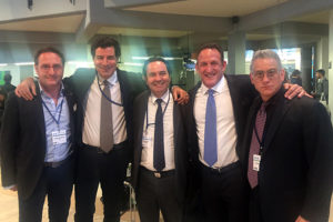 Da sinistra Enrico Gravina Paulo Egydio Paul Perito e Brian Christine