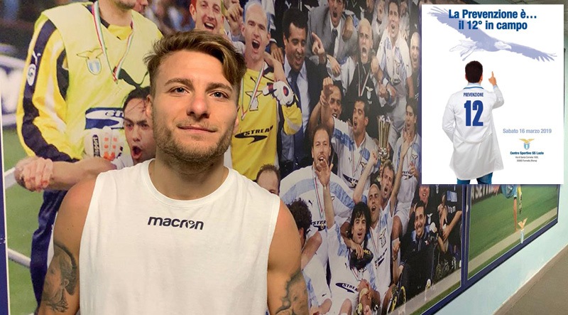 Ciro Immobile, “La Prevenzione è… il 12° in campo”.