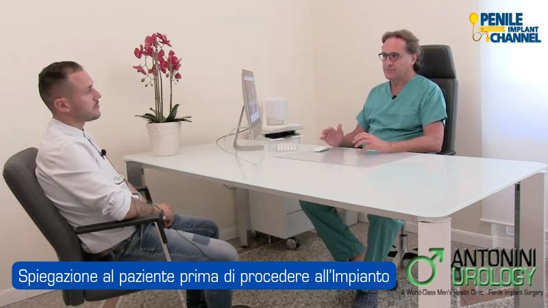 Visita al paziente prima dell’Impianto di Protesi