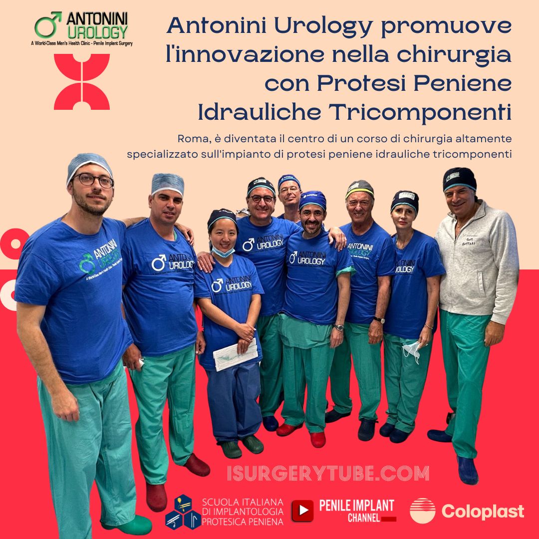 Antonini Urology Promove Inovação na Cirurgia com Próteses Penianas Hidráulicas Tricomponentes