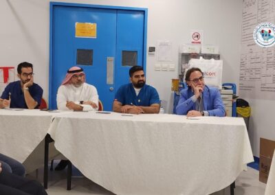 Antonini na Arábia Saudita para um workshop de Implante Protético Peniano Tricomponente