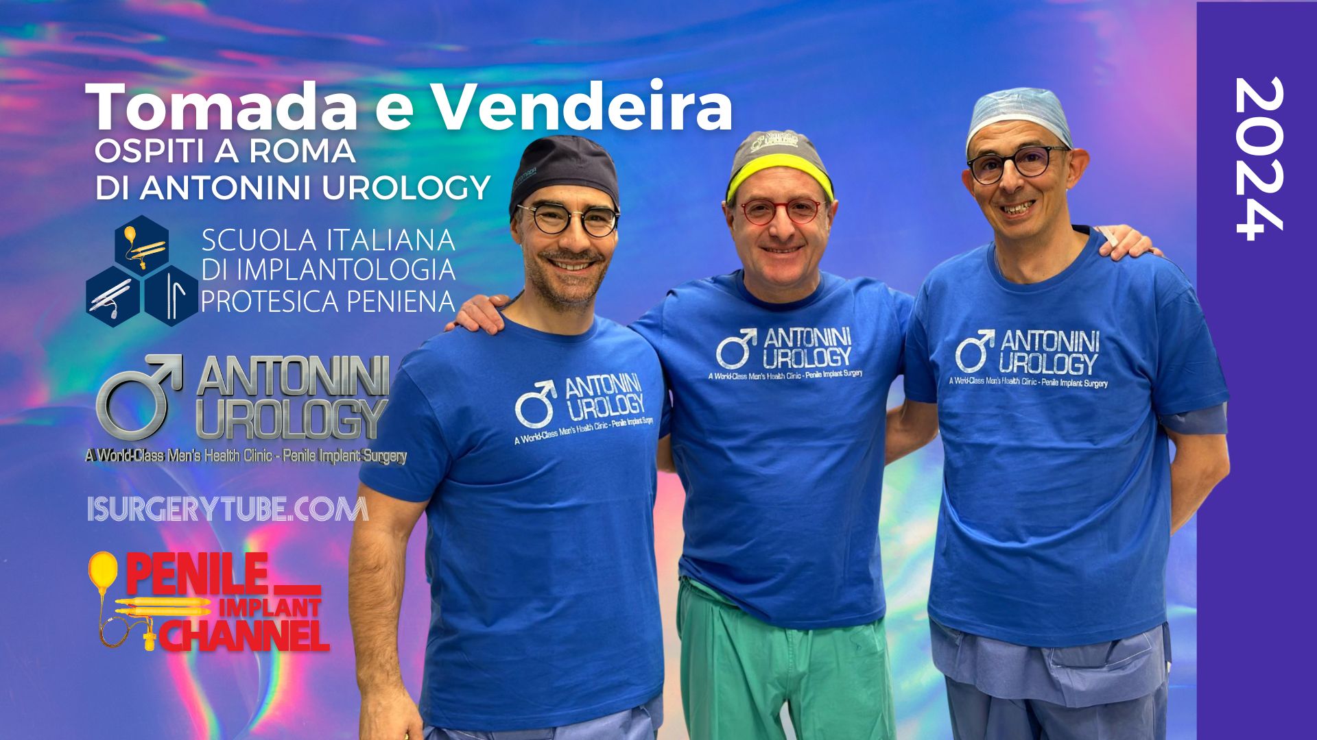 Tomada e Vendeira Convidados em Roma pela Urologia Antonini