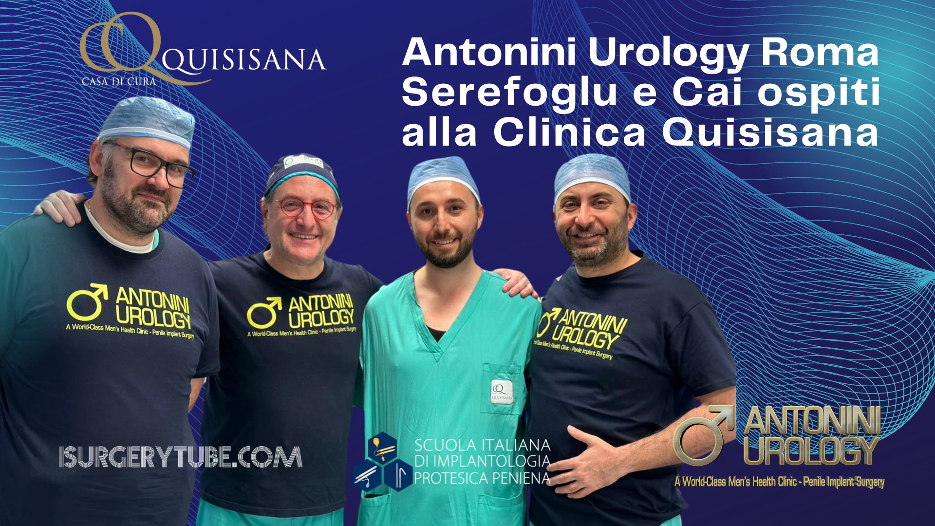 Serefoglu e Cai convidados na Clínica Quisisana