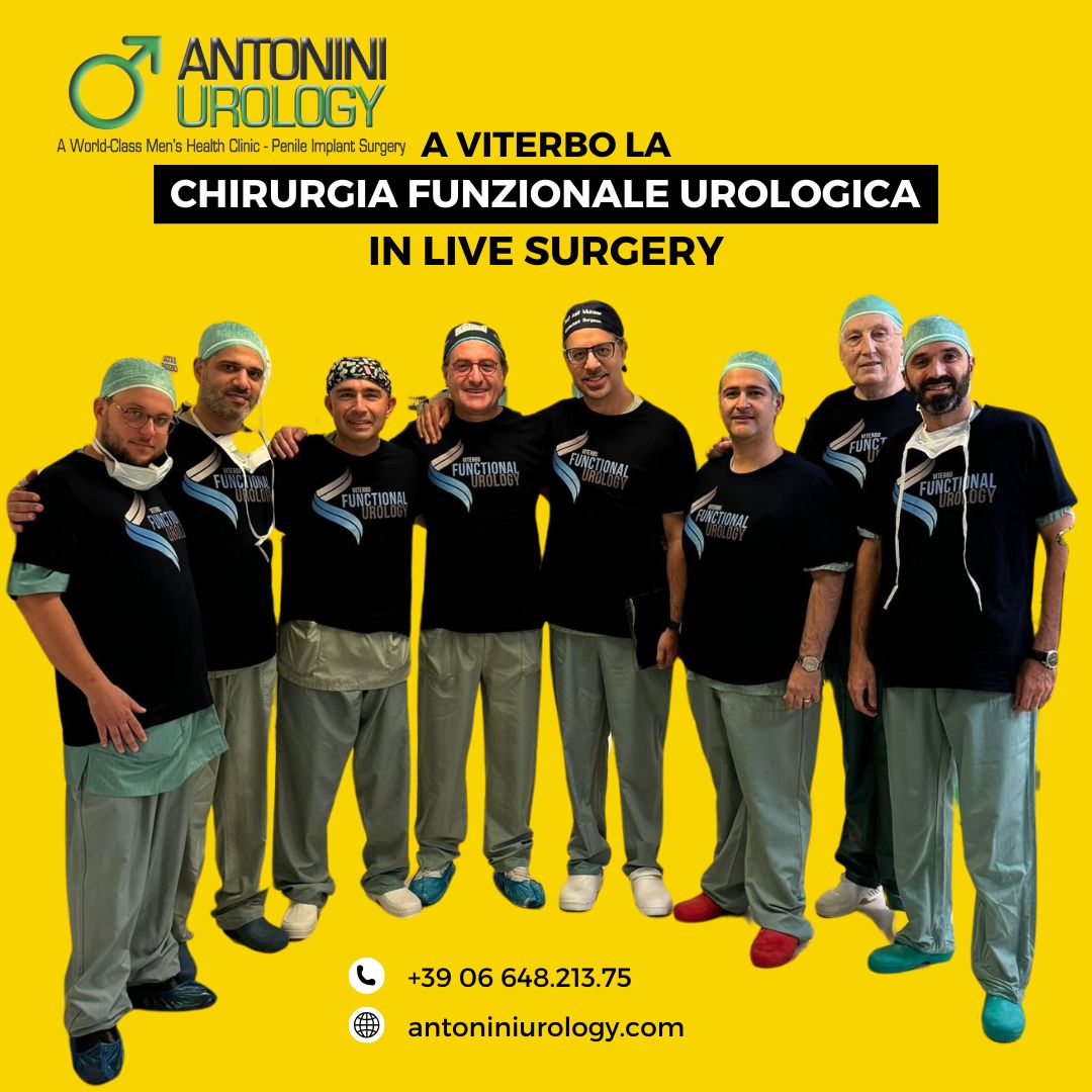 Em Viterbo, a Cirurgia Funcional Urológica em Live Surgery