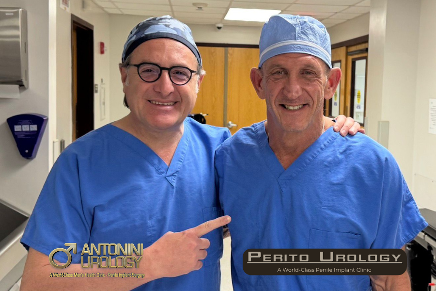 Antonini in Miami with His Mentor Paul Perito